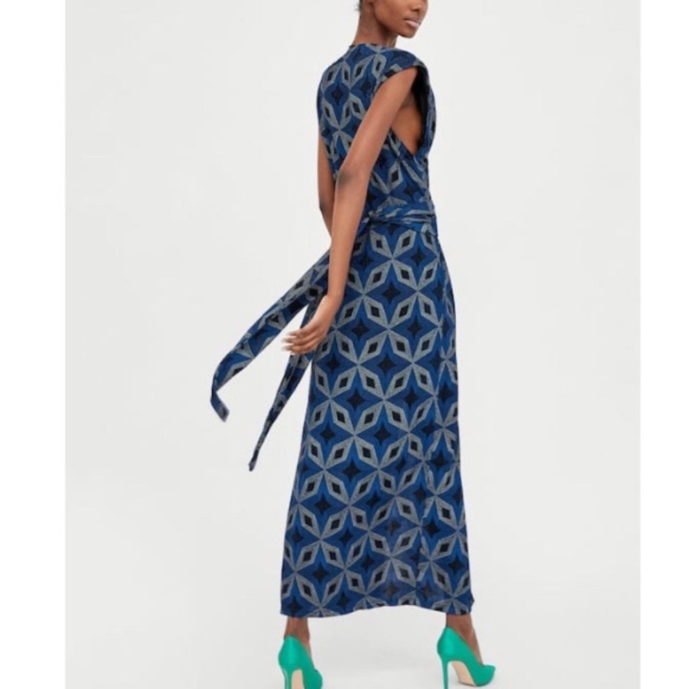 ZARA Shimmery Dress with Bow